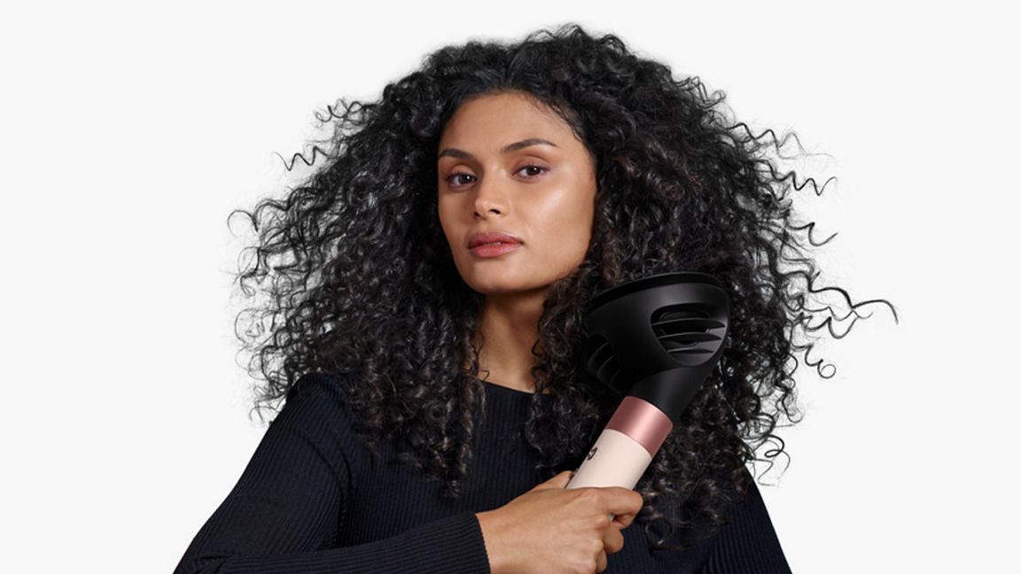 Dyson Airwrap i.d. multi-styler and dryer Curly + Coily (Amber silk)