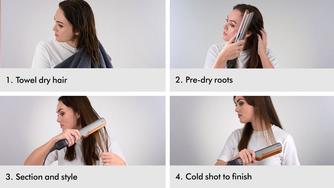 Dyson Airstrait™ straightener (Ceramic Pink/Rose Gold)