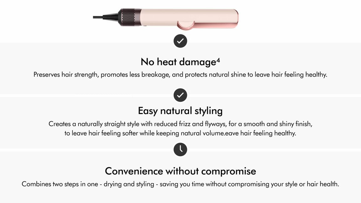 Dyson Airstrait straightener (Ceramic Pink/Rose Gold)