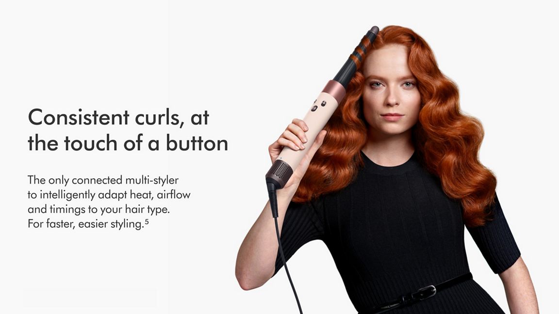Dyson Airwrap i.d. multi-styler and dryer Curly + Coily (Amber silk)