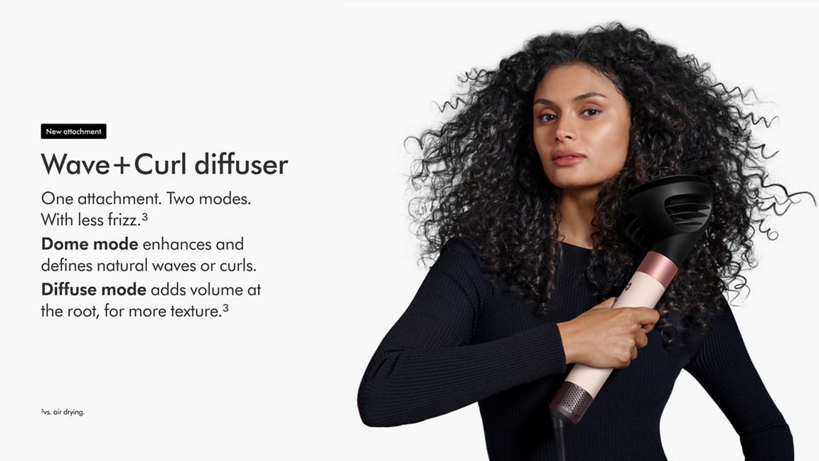 Dyson Airwrap i.d. multi-styler and dryer Curly + Coily (Amber silk)