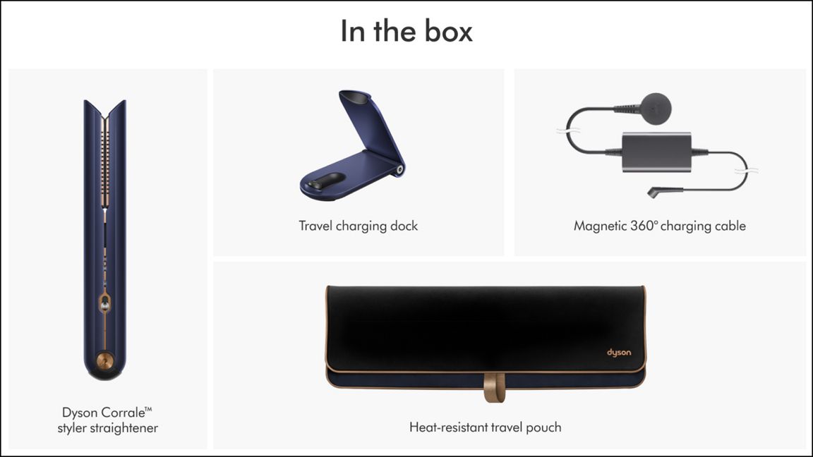 Dyson Corrale styler straightener (Prussian Blue/Rich Copper)