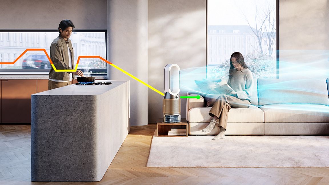 Dyson Purifier Humidify + Cool PH2 De-NOx Nickel/Gold