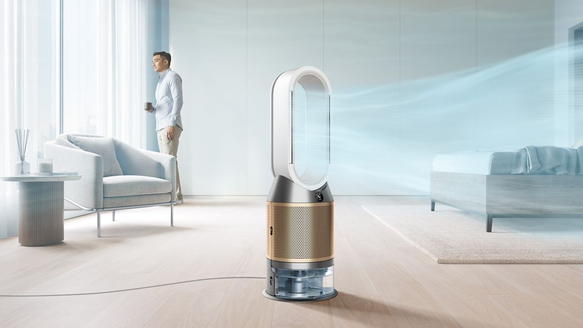 Dyson Purifier Humidify + Cool PH2 De-NOx Nickel/Gold