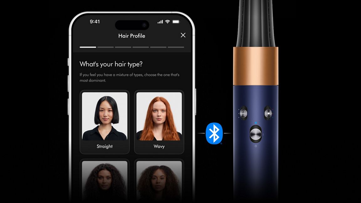 Dyson Airwrap i.d. multi-styler and dryer Straight+Wavy (Prussian Blue/Rich Copper)